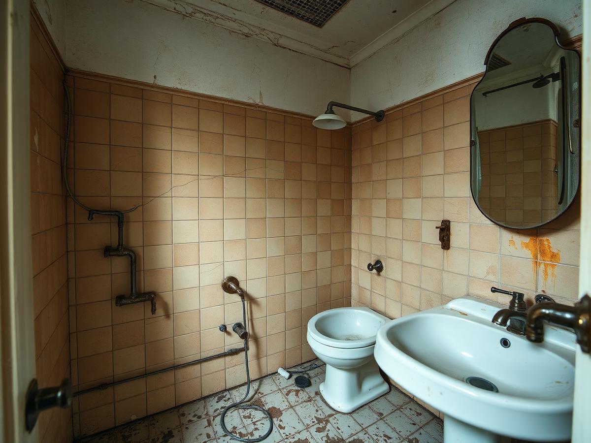 Complete Bathroom Renovation — before